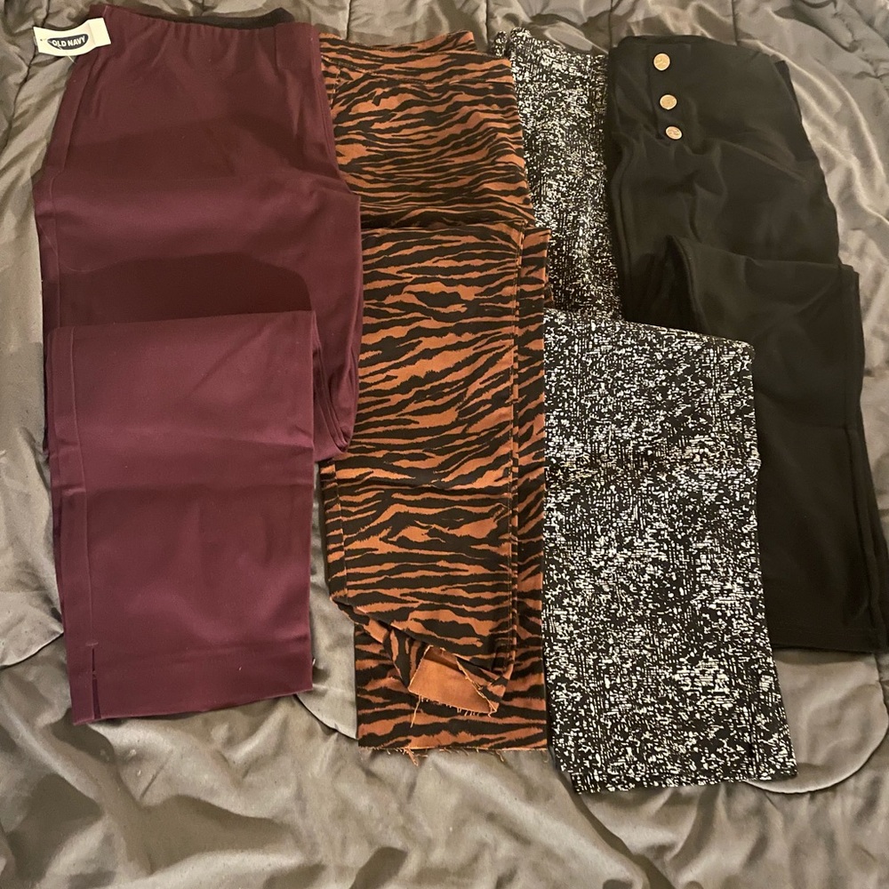 4 assorted pants